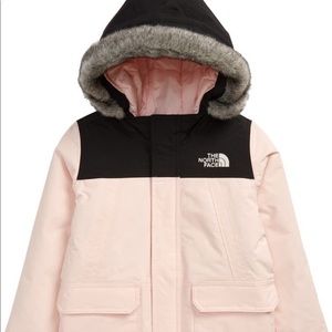 North Face 6T pink coat
